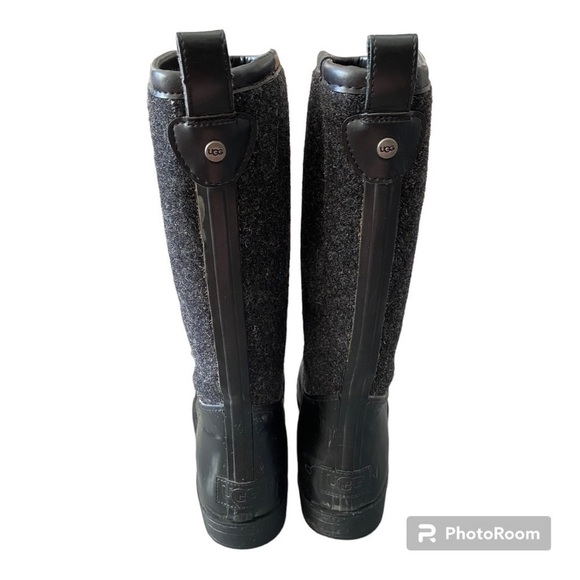 UGG Reignfall Wool & Rubber Rainboots Size 7 - Picture 3 of 8